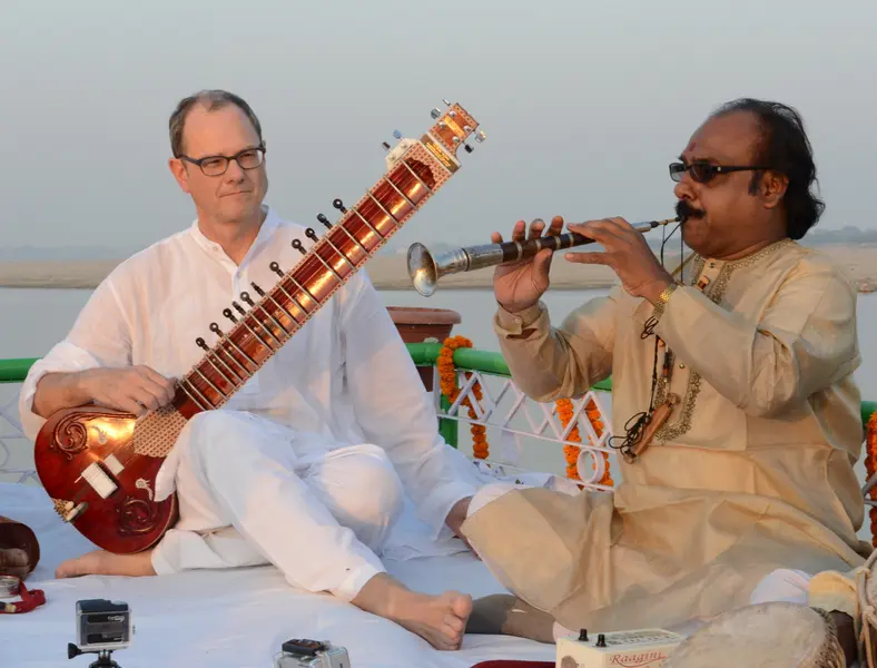 Konzert mit Sohan Lal (Shenai) in Varanasi, Indien